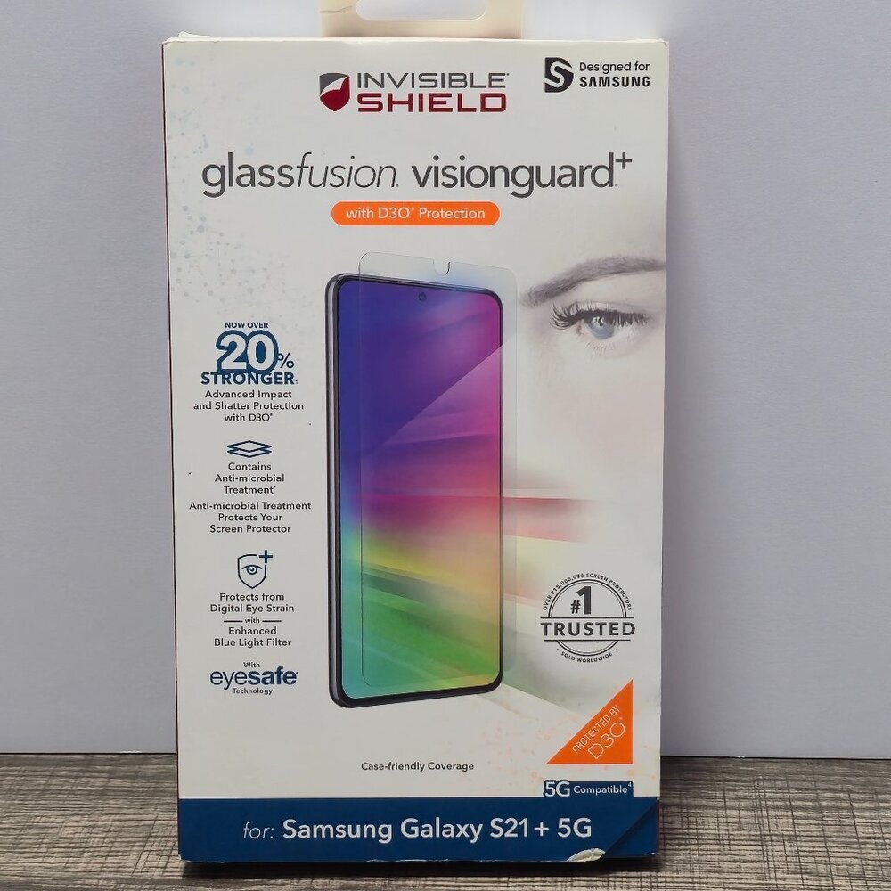 Zagg Invisible Shield GlassFusion Screen Protector Samsung S21+